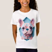 Kawaii French Bulldog Pastel Paper Cutting Art