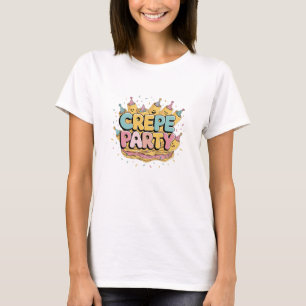 Kawaii French Treats: Cute Crepes Art T-Shirt