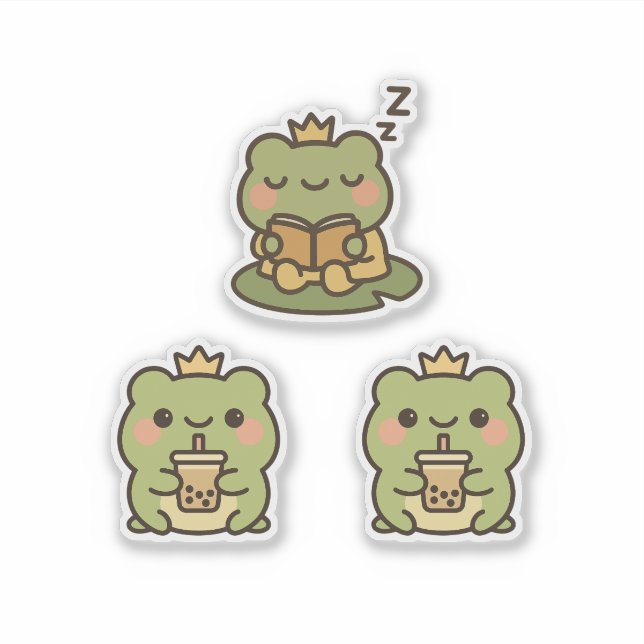 Kawaii Frog Sticke (Front)