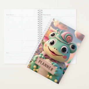 Kawaii Frog with Snail Planner