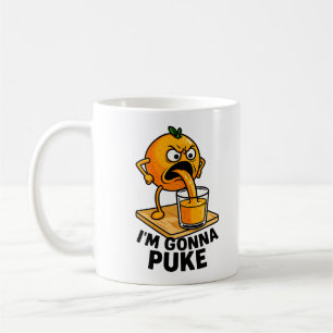 Kawaii Fruit Funny Orange Juice Coffee Mug