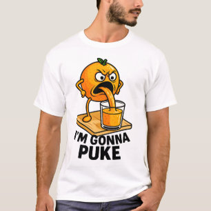 Kawaii Fruit Funny Orange Juice T-Shirt