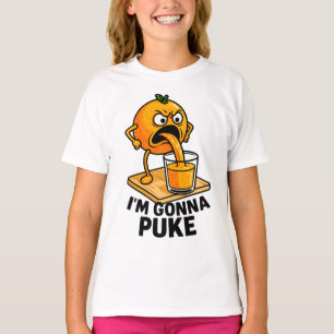 Kawaii Fruit Funny Orange Juice T-Shirt