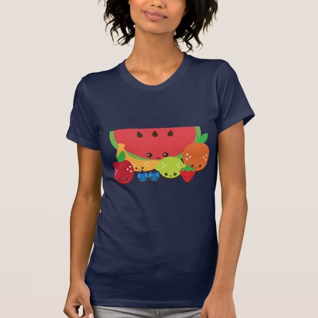 Kawaii Fruit Group T-Shirt (Front)