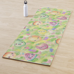 Kawaii Fruit Yoga Mat