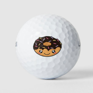 Kawaii funny and cool doughnut golf balls