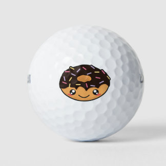 Kawaii funny and cool doughnut golf balls