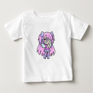 T-shirts Anime Gacha Life Kawaii Children's clothing 3D Print Kid