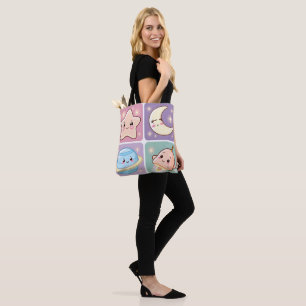 Kawaii Galaxy Friends Tote Bag