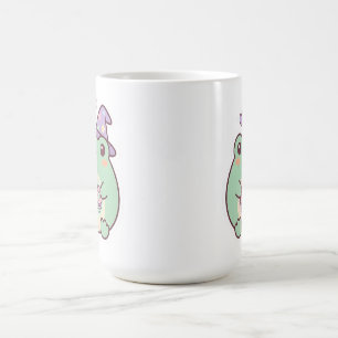 Kawaii Gamer Frog Wizard Pastel Coffee Mug