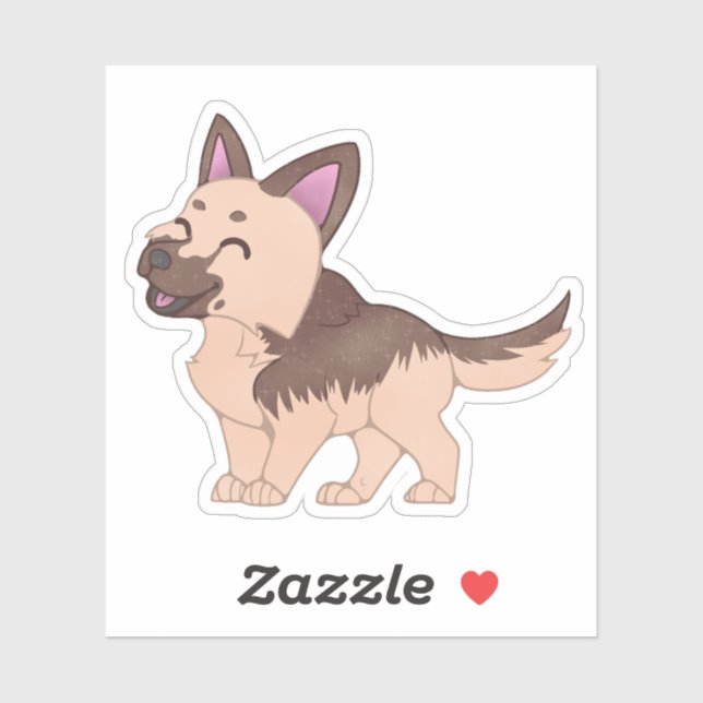 Kawaii German Shepherd Dog (Sheet)