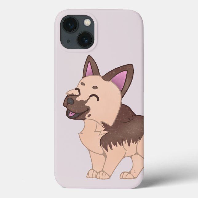 Kawaii German Shepherd Dog Case-Mate iPhone Case (Back)