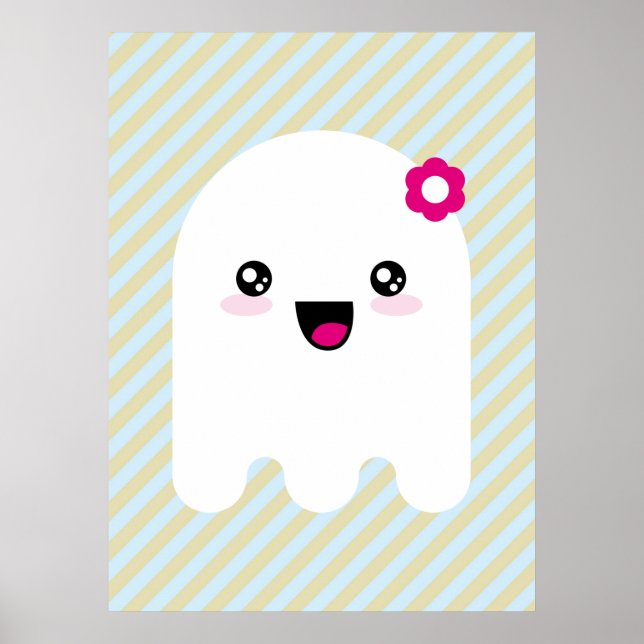 Kawaii ghost poster (Front)