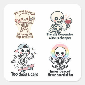 Kawaii Ghost Sticker Sheet | Halloween Sticker Set