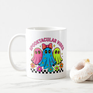 kawaii ghosts coffee mug