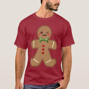Kawaii Gingerbread Man T-Shirt