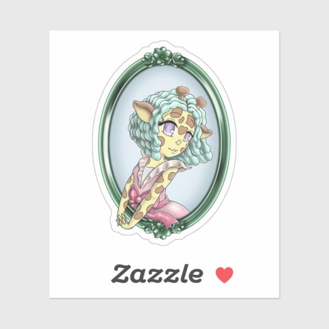 Kawaii Giraffe Anime Girl (Sheet)