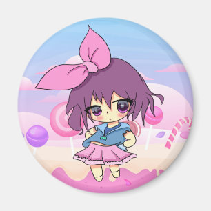 Kawaii girl magnet