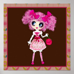Kawaii Girl PinkP sweet loli Poster