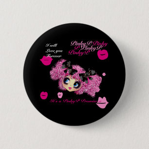 Kawaii Girl Pinky Promise gifts for friends 6 Cm Round Badge