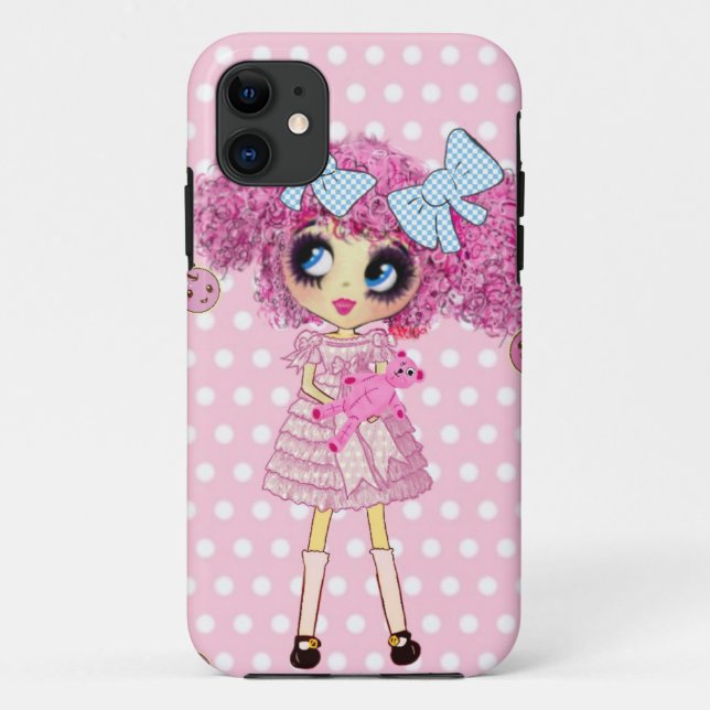 Kawaii Girl PinkyP cute girly Case-Mate iPhone Case (Back)