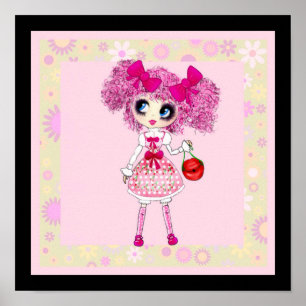 Kawaii Girl PinkyP so sweet Poster