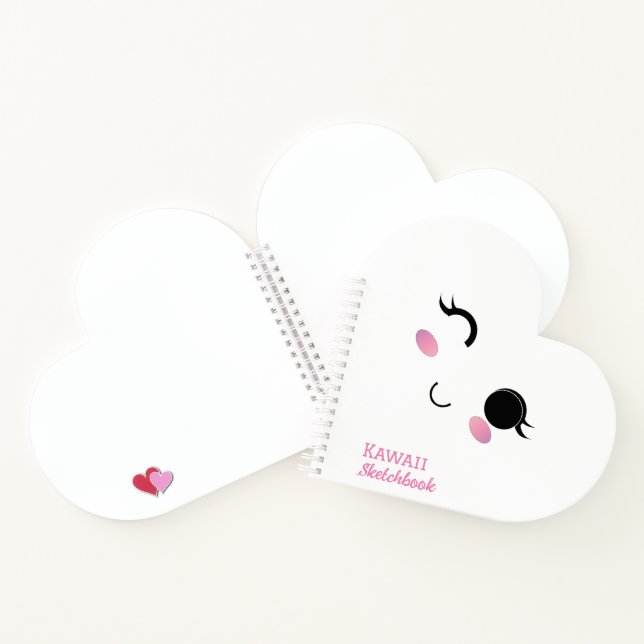 Kawaii Girl Spiral Notebook (Inside)