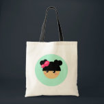 Kawaii girl tote bag<br><div class="desc">cute illustration by mangopop! you can also fin this design on tees,  mousepads,  posters,  mugs,  and more! just visit the kawaii designs section of the store!</div>