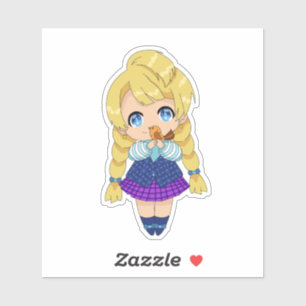 Kawaii Girl with Bird 