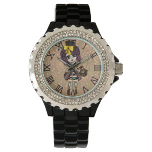 Kawaii goth lolita Steampunk Watch