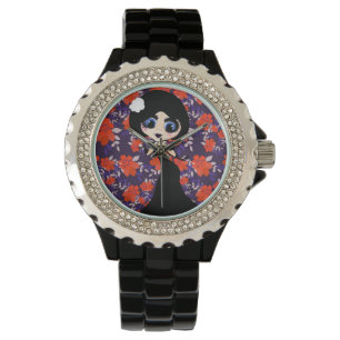 Kawaii Gothic Lolita ArtDeco girl Watch