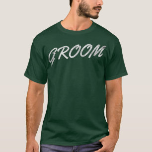 Kawaii Groom Wedding Groomsmen Proud Husband Bache T-Shirt