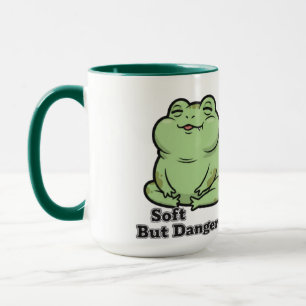 Kawaii Grumpy Frog Mug