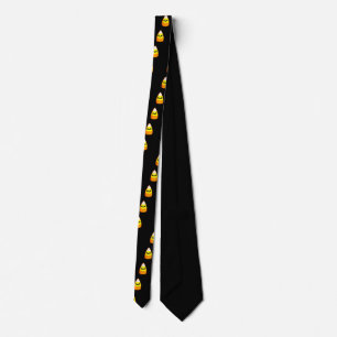 Kawaii Halloween Candy Corn Tie