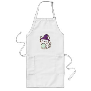 Kawaii Halloween Cat – Magical & Adorable Spooky Long Apron