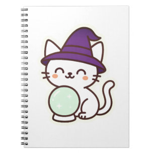 Kawaii Halloween Cat – Magical & Adorable Spooky Notebook