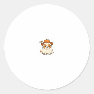 Kawaii Halloween Dog � Pumpkin Ghost Puppy Sticker