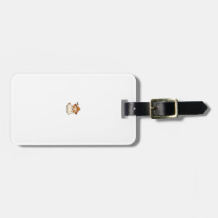 Kawaii Halloween Dog � Pumpkin Ghost Puppy Sticker Luggage Tag