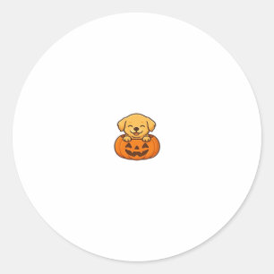 Kawaii Halloween Dog � Pumpkin Puppy Sticker Boxy