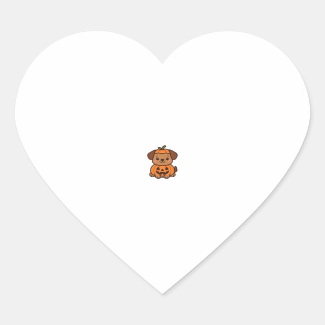 Kawaii Halloween Dog � Pumpkin Puppy Sticker Class (Front)