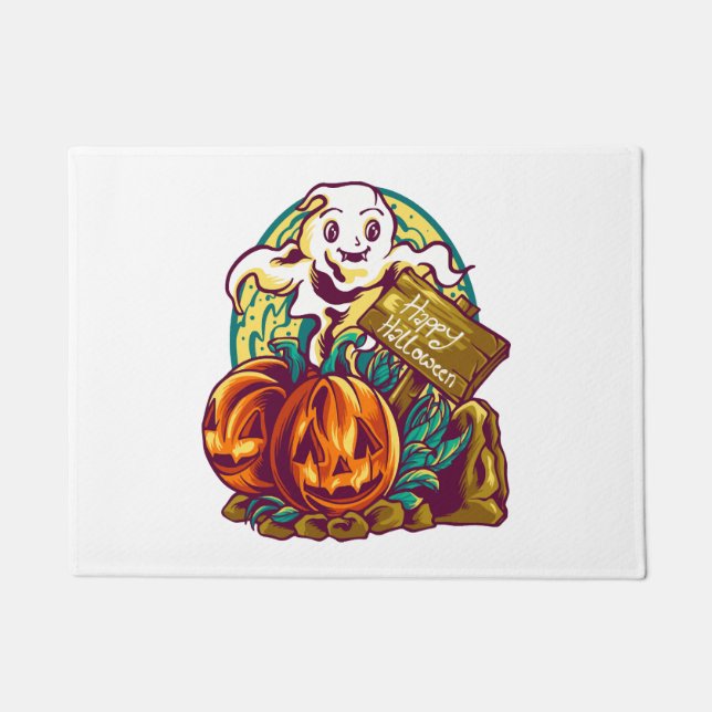kawaii halloween doormat (Front)