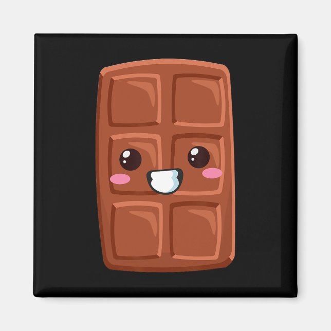 Kawaii Halloween Group Costume Party S'mores Choco Magnet (Front)