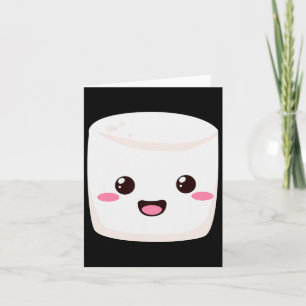 Kawaii Halloween Group Costume Party S'mores Marsh Card