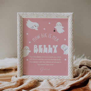 Kawaii Halloween How Big Is Her Belly Baby Game Poster