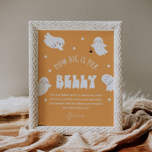 Kawaii Halloween How Big Is Her Belly Baby Game Poster