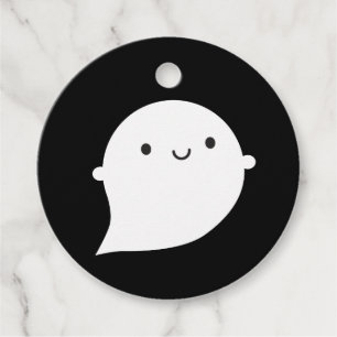 Kawaii Halloween Little Ghost Favour Tags