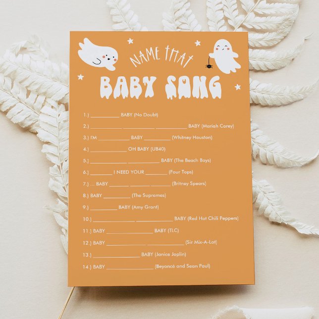 Kawaii Halloween Name That Baby Song Game Card (Creator Uploaded)