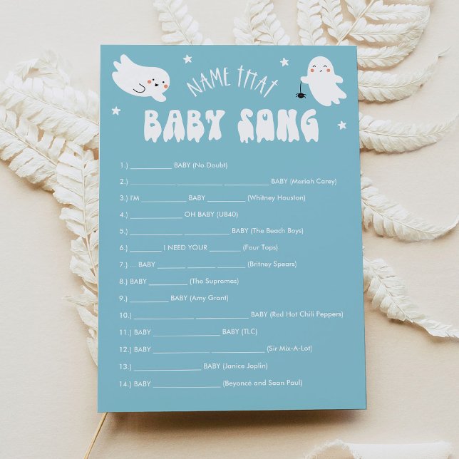Kawaii Halloween Name That Baby Song Game Card (Creator Uploaded)