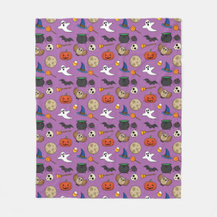 Kawaii Halloween Pack Fleece Blanket