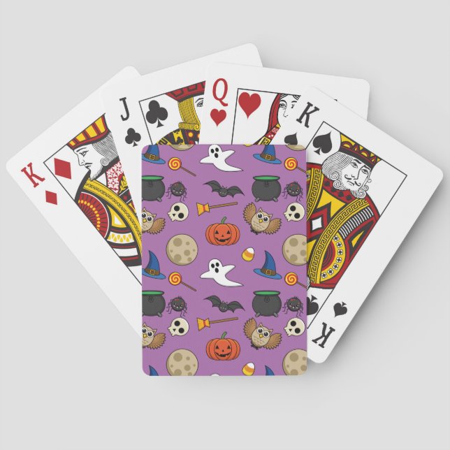 Kawaii Halloween Pack Playing Cards (Back)